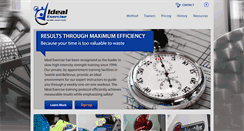 Desktop Screenshot of idealexercise.net
